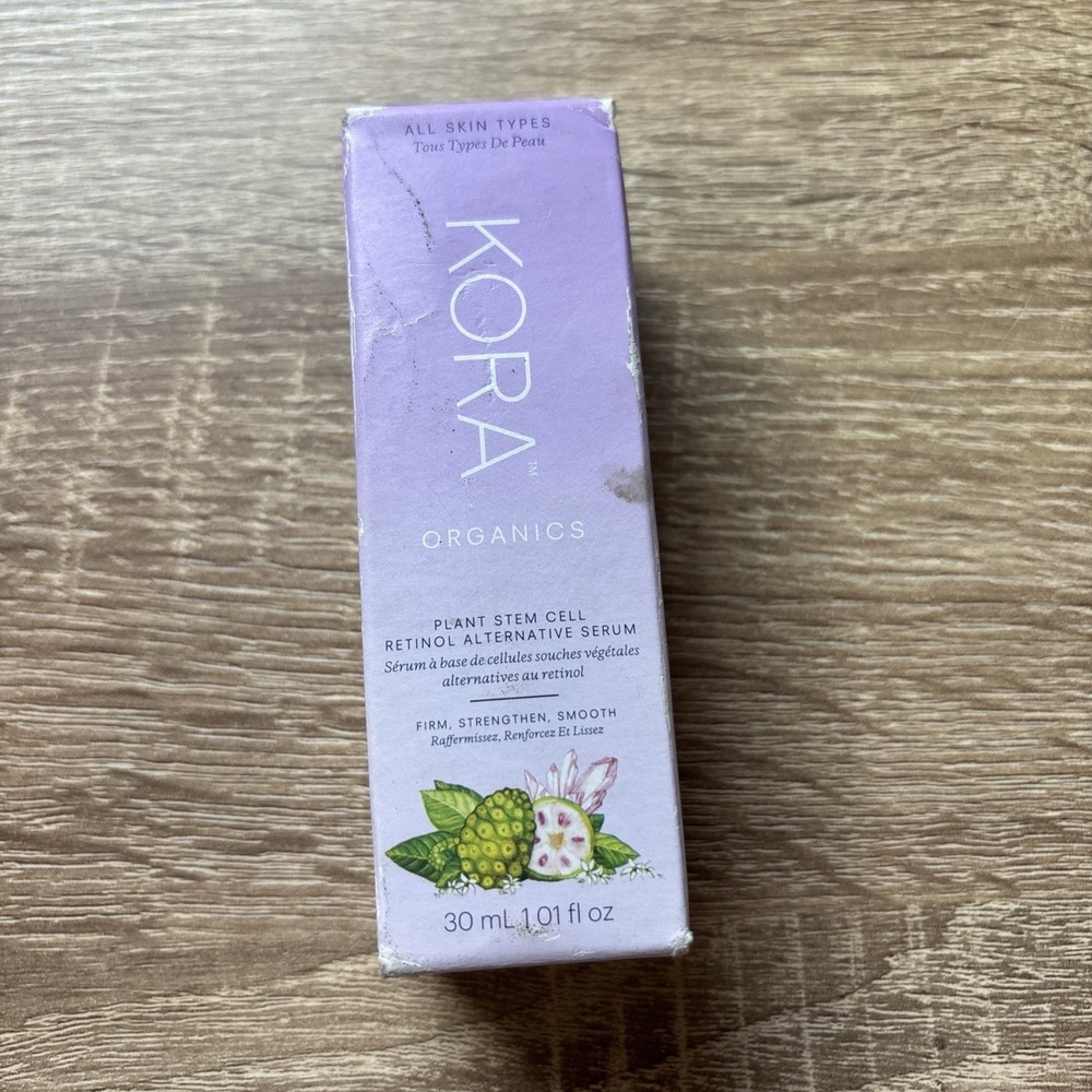 KORA Organics Plant Stem Cell Retinol Alternative Firming Serum 1 oz / 30 ml NIB